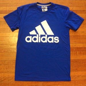 Blue Adidas Climalite T-Shirt